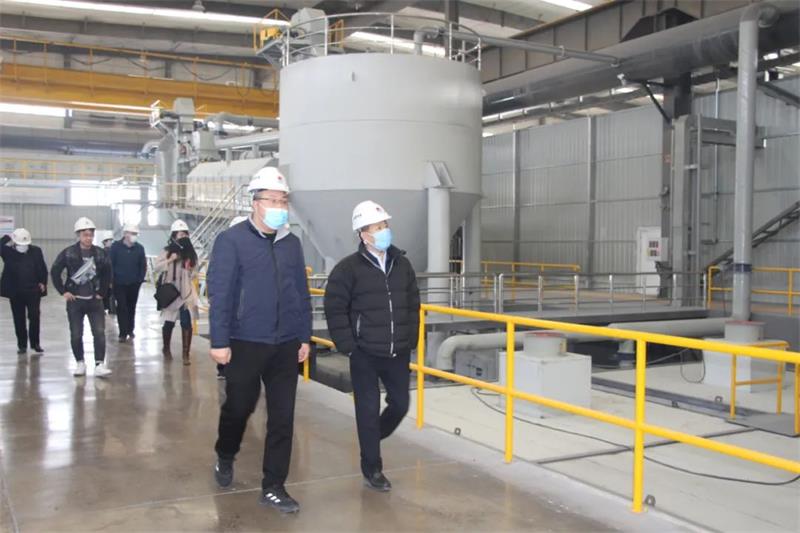 中國有色金屬工業(yè)協(xié)會黨委副書記范順科一行蒞臨明泰鋁業(yè)調研指導