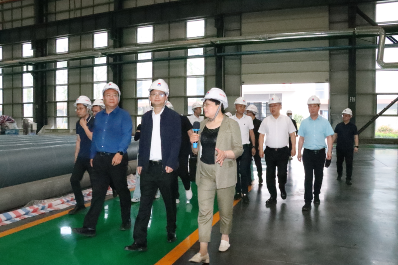 貴陽市政協副主席、清鎮(zhèn)市委書記付濤一行到明泰鋁業(yè)考察