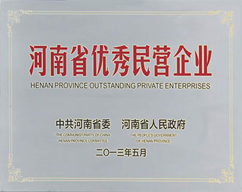 河南省優(yōu)秀民營企業(yè)